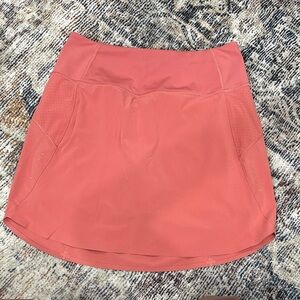 Athleta Run With It 16” Skort Coral Skort